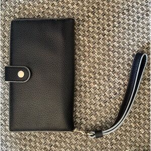 Coach Wristlet Navy Blue